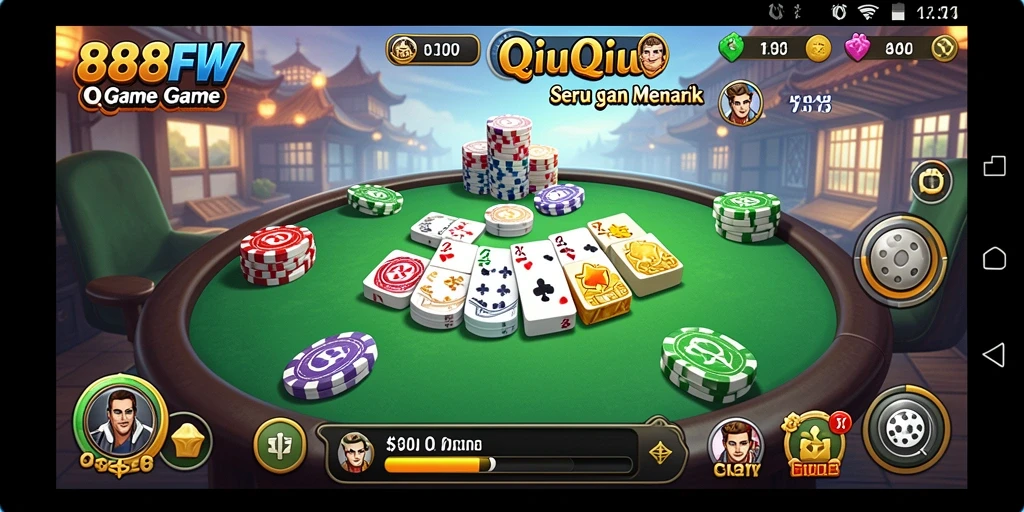 Gameplay seru QiuQiu dalam 888FW yang menarik