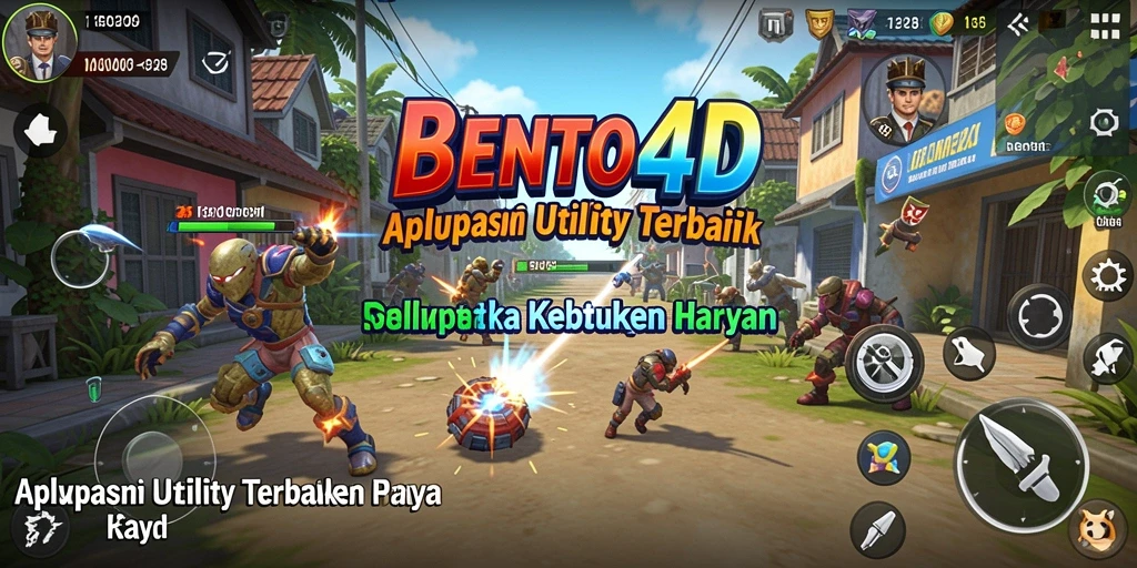 Antarmuka pengguna BENTO4D yang intuitif dan menarik.