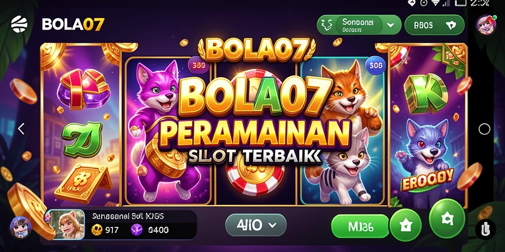 Gameplay BOLA07 yang seru dan mengasyikkan dalam permainan Slot.