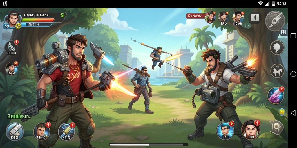 Tampilan gameplay seru dari aplikasi DANAVIP.