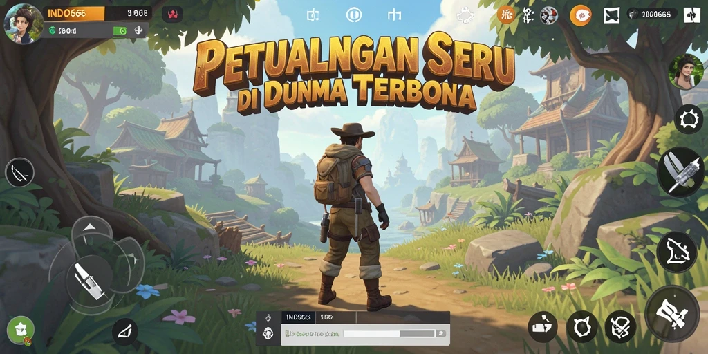 Tangkapan layar dari gameplay <strong>IND666</strong> yang menampilkan eksplorasi dunia terbuka.