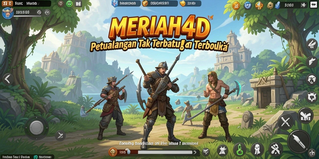 Gameplay MERIAH4D dalam dunia terbuka yang menakjubkan.