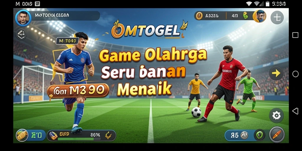 Screenshot OMTOGEL menunjukkan gameplay yang intens dalam olahraga.