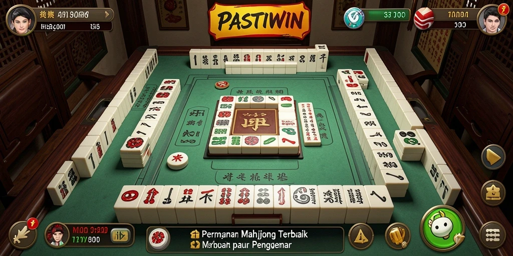 Gameplay Mahjong yang mendebarkan dan penuh strategi.