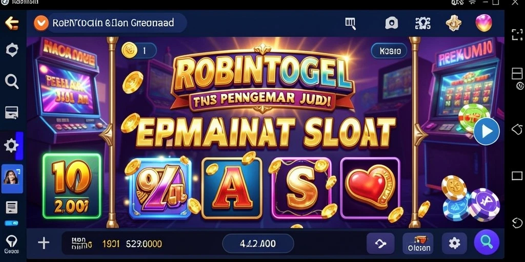 Tampilan gameplay yang seru dan interaktif di ROBINTOGEL.