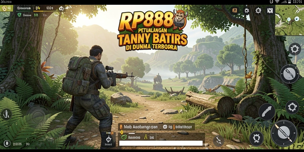 Screenshot gameplay RP888 menampilkan petualangan seru dalam dunia terbuka.